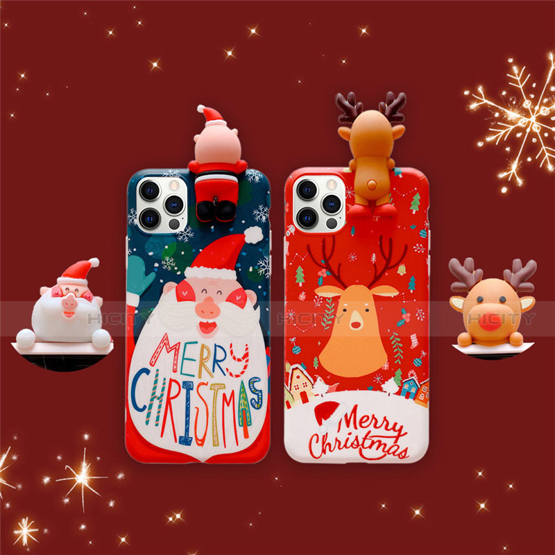 Funda Silicona Gel Goma Navidad Carcasa S01 para Apple iPhone 12 Pro Max