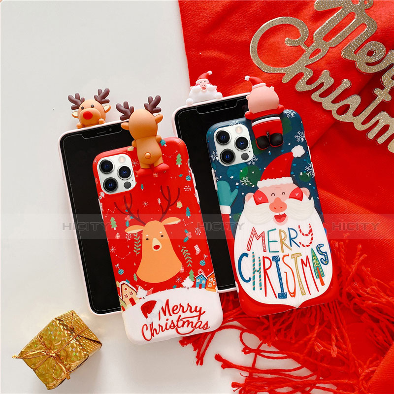 Funda Silicona Gel Goma Navidad Carcasa S01 para Apple iPhone 12 Pro Max