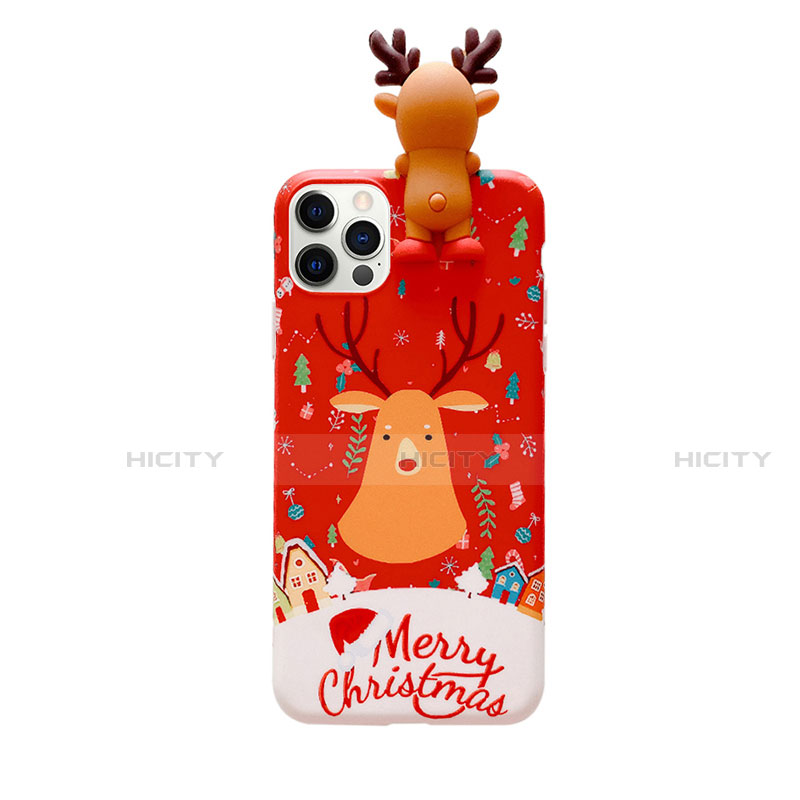 Funda Silicona Gel Goma Navidad Carcasa S01 para Apple iPhone 12 Pro Max