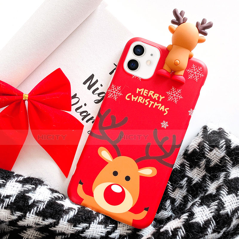 Funda Silicona Gel Goma Navidad Carcasa S02 para Apple iPhone 12 Mini