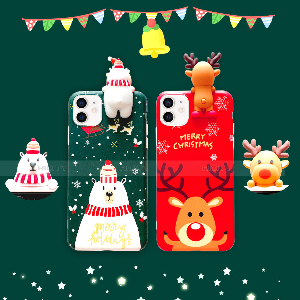 Funda Silicona Gel Goma Navidad Carcasa S02 para Apple iPhone 12 Mini