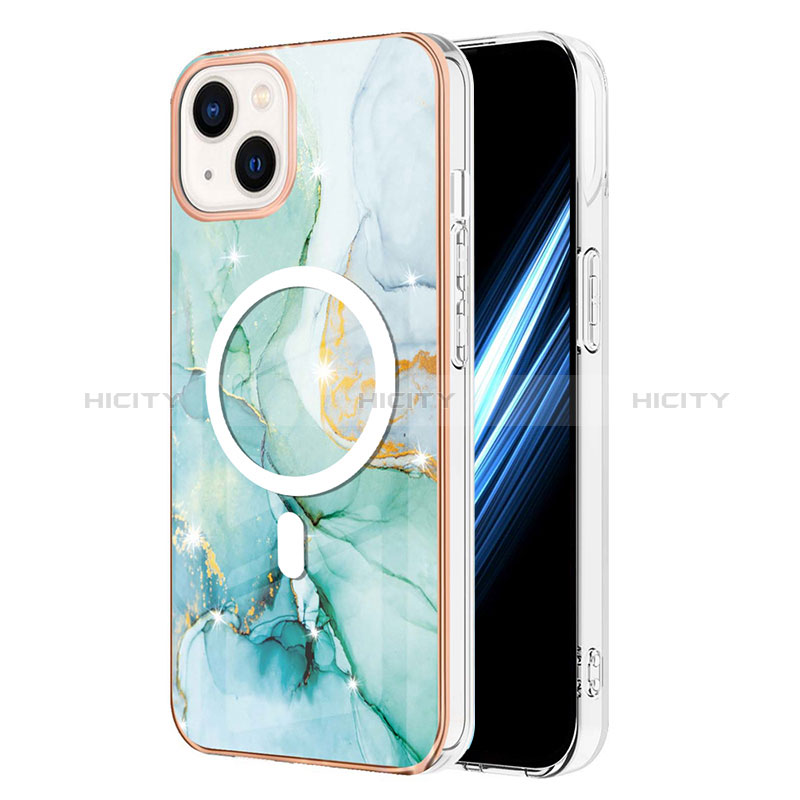 Funda Silicona Gel Goma Patron de Moda Carcasa con Mag-Safe Magnetic para Apple iPhone 13