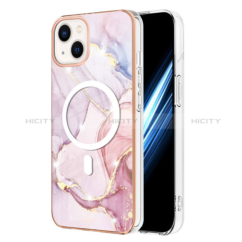 Funda Silicona Gel Goma Patron de Moda Carcasa con Mag-Safe Magnetic para Apple iPhone 14 Plus