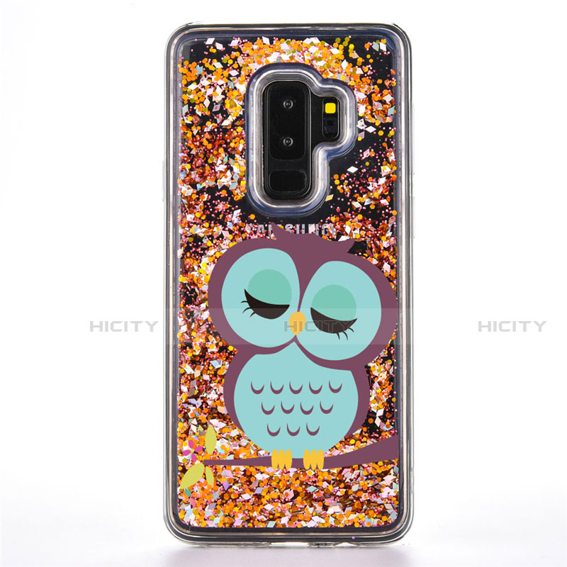 Funda Silicona Gel Goma Patron de Moda Carcasa K01 para Samsung Galaxy S9 Plus Cian