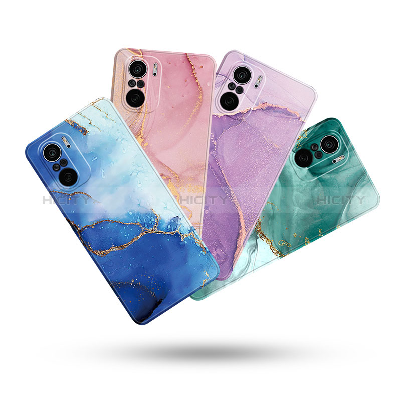 Funda Silicona Gel Goma Patron de Moda Carcasa para Xiaomi Poco F3 5G