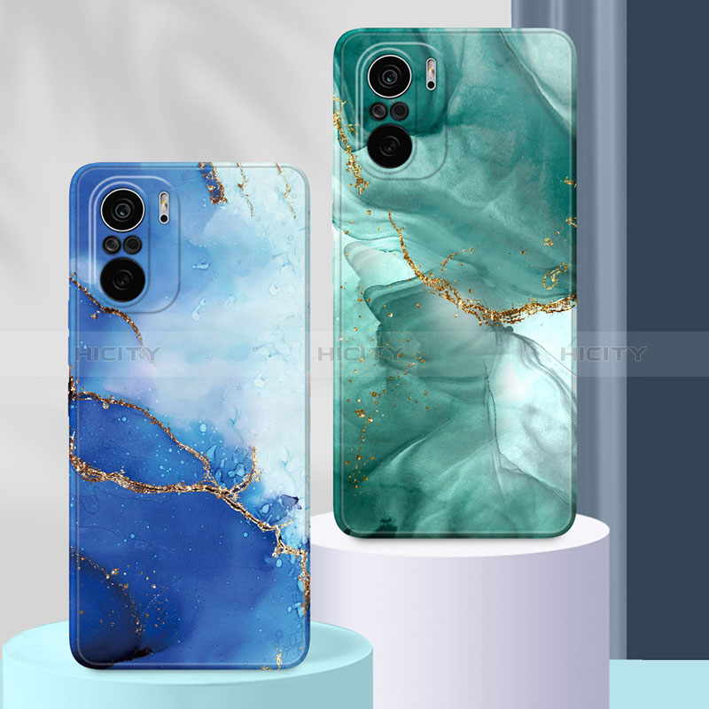 Funda Silicona Gel Goma Patron de Moda Carcasa para Xiaomi Poco F3 5G