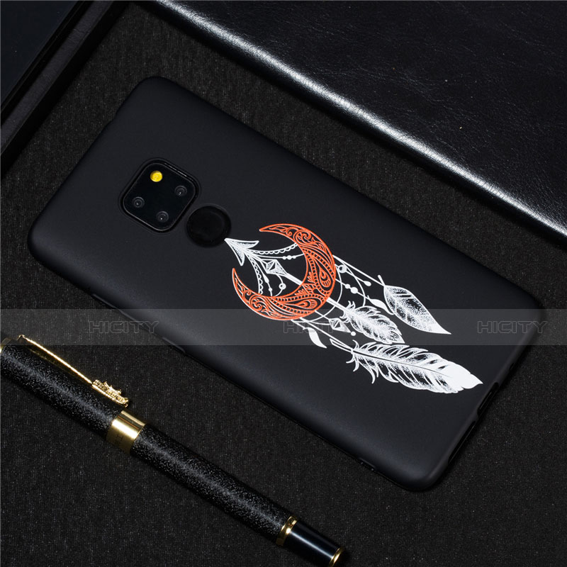 Funda Silicona Gel Goma Patron de Moda Carcasa S01 para Huawei Mate 20