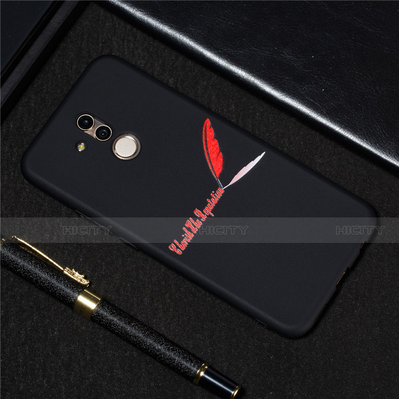 Funda Silicona Gel Goma Patron de Moda Carcasa S01 para Huawei Mate 20 Lite