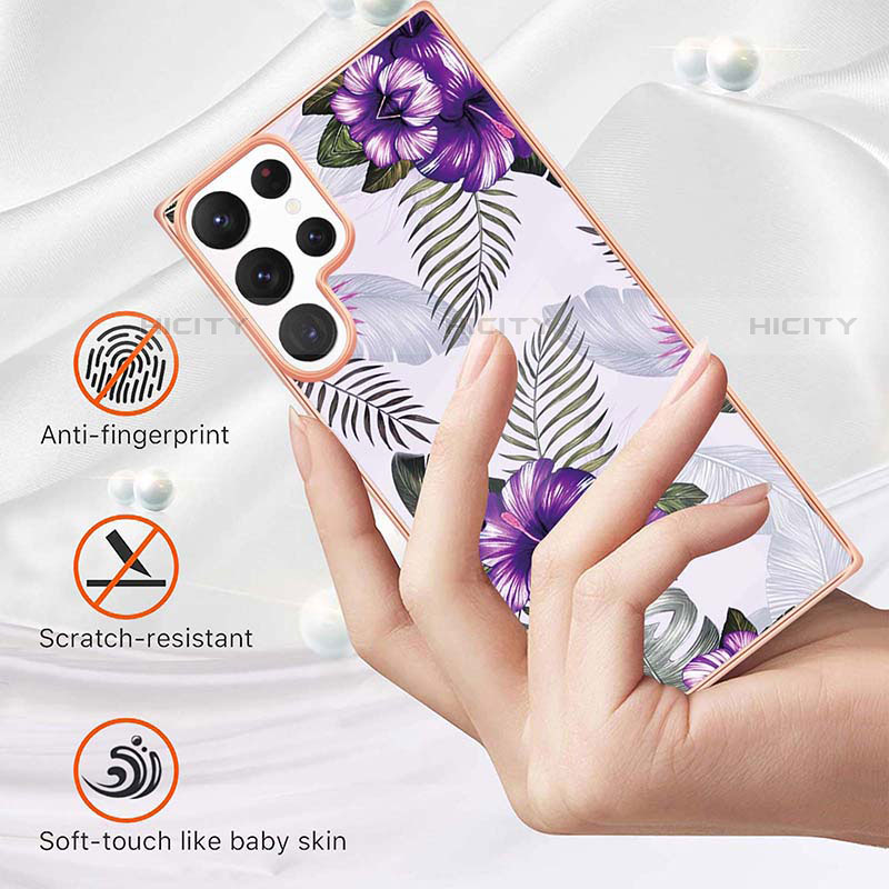 Funda Silicona Gel Goma Patron de Moda Carcasa S01 para Samsung Galaxy S21 Ultra 5G