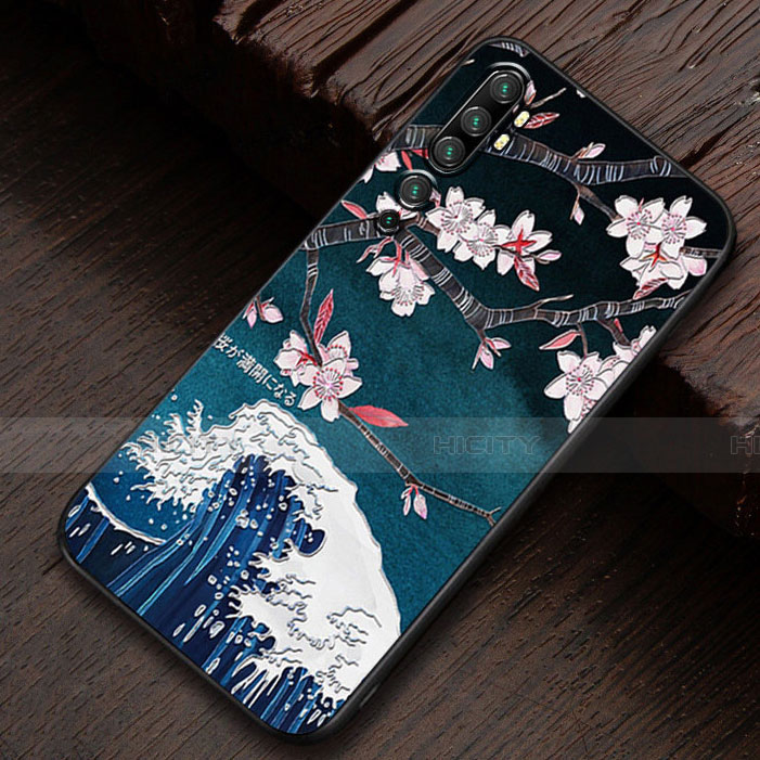 Funda Silicona Gel Goma Patron de Moda Carcasa S01 para Xiaomi Mi Note 10