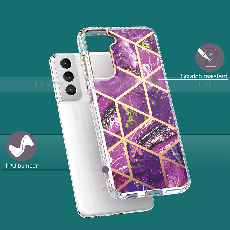 Funda Silicona Gel Goma Patron de Moda Carcasa S03 para Samsung Galaxy S22 5G