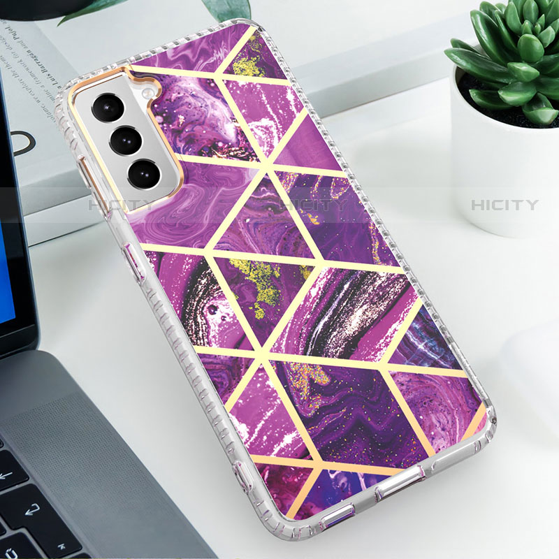 Funda Silicona Gel Goma Patron de Moda Carcasa S03 para Samsung Galaxy S22 Plus 5G