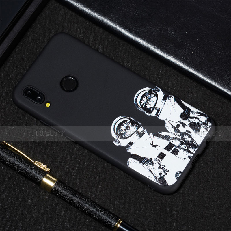 Funda Silicona Gel Goma Patron de Moda Carcasa S05 para Huawei P20 Lite