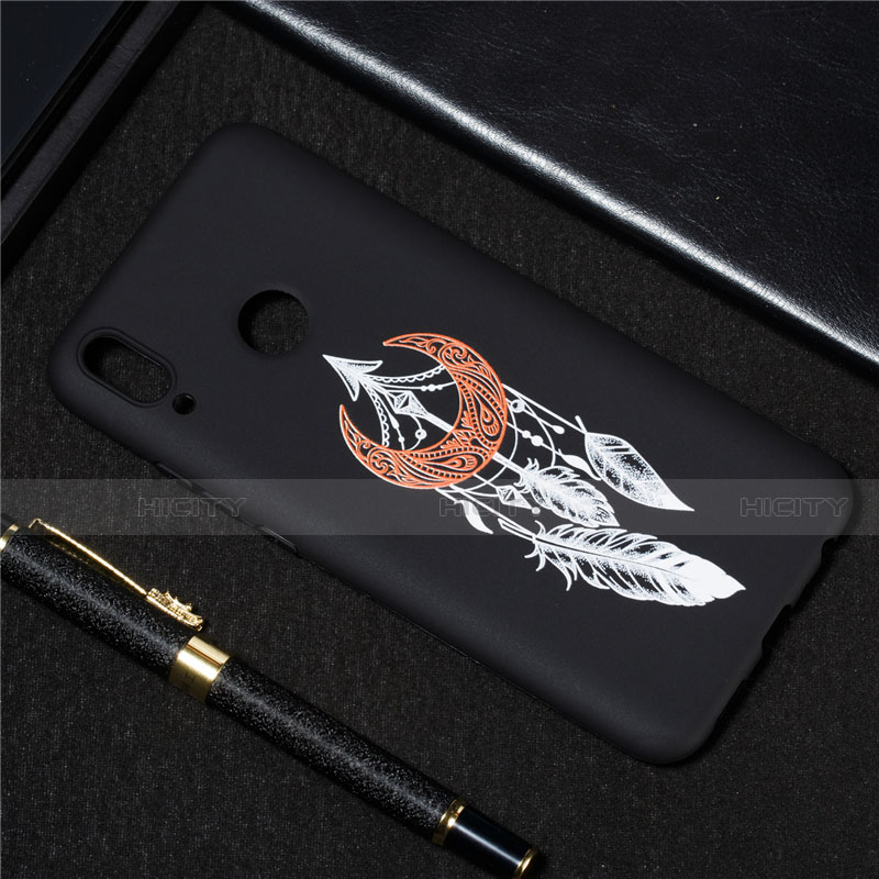 Funda Silicona Gel Goma Patron de Moda Carcasa S06 para Huawei Y9 (2019)