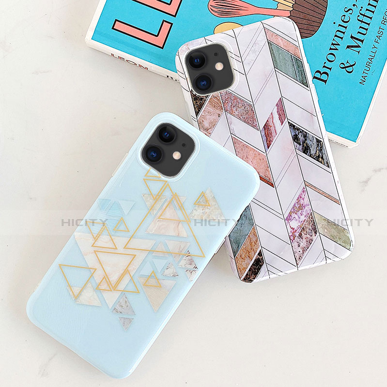 Funda Silicona Gel Goma Patron de Moda Carcasa S07 para Apple iPhone 11