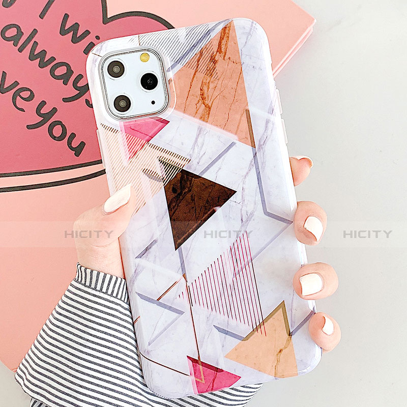 Funda Silicona Gel Goma Patron de Moda Carcasa S07 para Apple iPhone 11 Pro Max