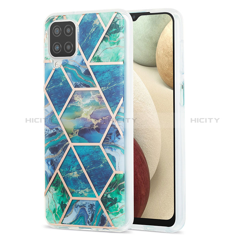 Funda Silicona Gel Goma Patron de Moda Carcasa Y01B para Samsung Galaxy A12