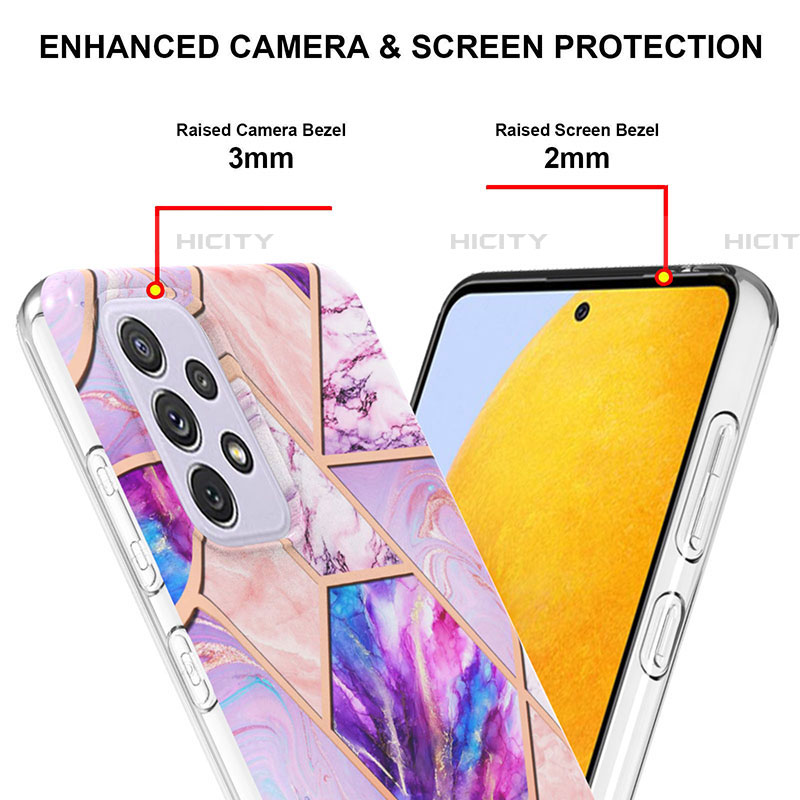 Funda Silicona Gel Goma Patron de Moda Carcasa Y01B para Samsung Galaxy A73 5G