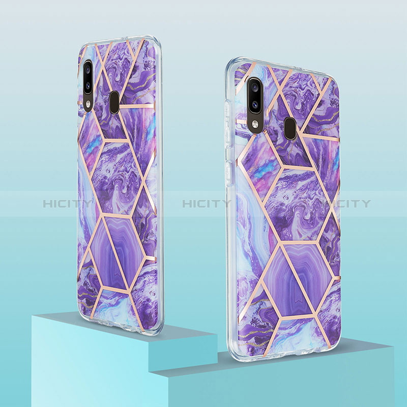 Funda Silicona Gel Goma Patron de Moda Carcasa Y01B para Samsung Galaxy M10S