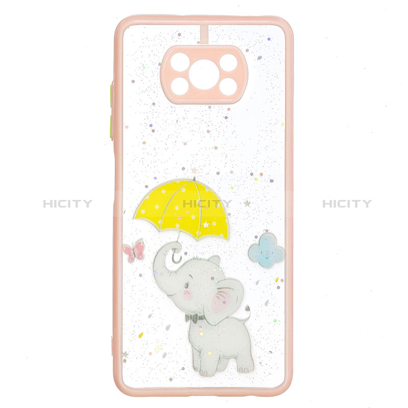 Funda Silicona Gel Goma Patron de Moda Carcasa Y01X para Xiaomi Poco X3 Amarillo