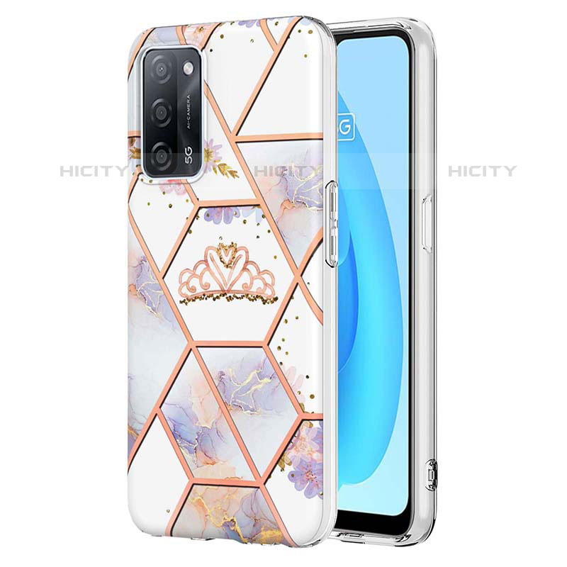 Funda Silicona Gel Goma Patron de Moda Carcasa Y02B para Oppo A55 5G