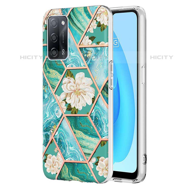 Funda Silicona Gel Goma Patron de Moda Carcasa Y02B para Oppo A55 5G