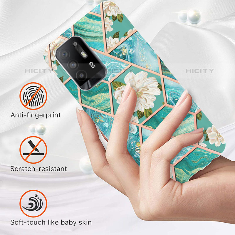 Funda Silicona Gel Goma Patron de Moda Carcasa Y02B para Oppo F19 Pro+ Plus 5G