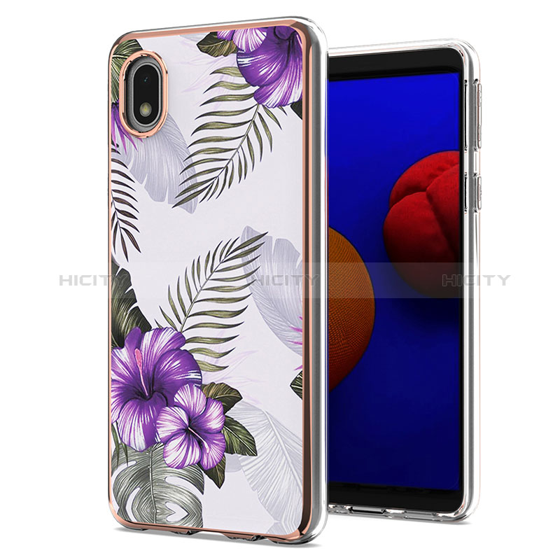 Funda Silicona Gel Goma Patron de Moda Carcasa Y03B para Samsung Galaxy A01 Core