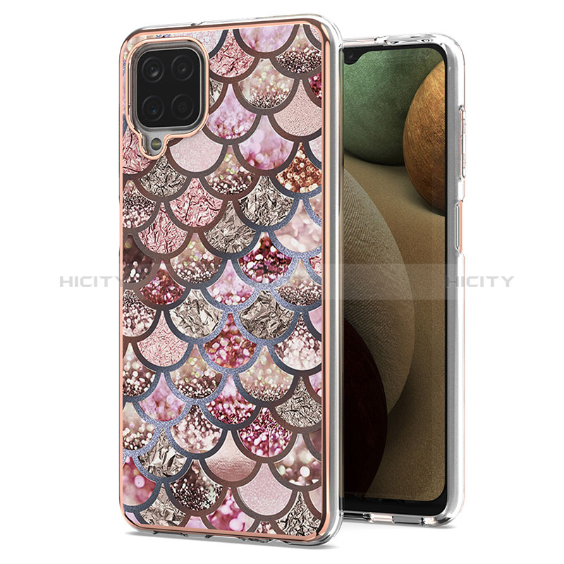 Funda Silicona Gel Goma Patron de Moda Carcasa Y03B para Samsung Galaxy A12