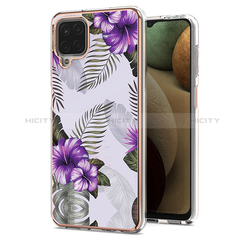 Funda Silicona Gel Goma Patron de Moda Carcasa Y03B para Samsung Galaxy A12 Nacho