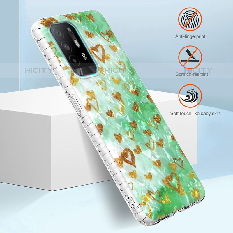 Funda Silicona Gel Goma Patron de Moda Carcasa Y04B para Oppo F19 Pro