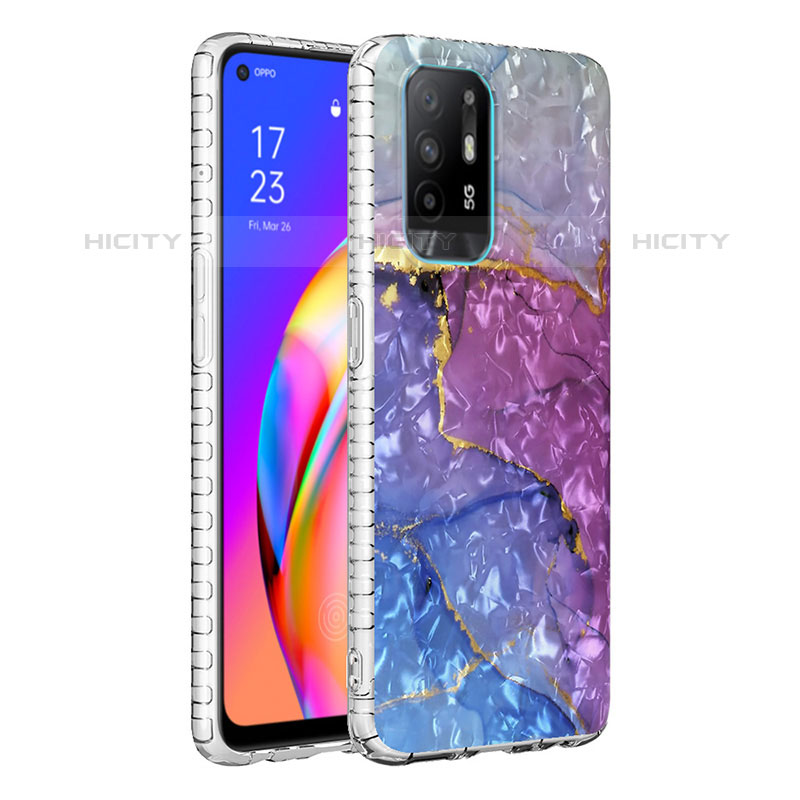 Funda Silicona Gel Goma Patron de Moda Carcasa Y04B para Oppo F19 Pro