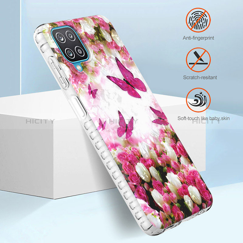 Funda Silicona Gel Goma Patron de Moda Carcasa Y04B para Samsung Galaxy F12