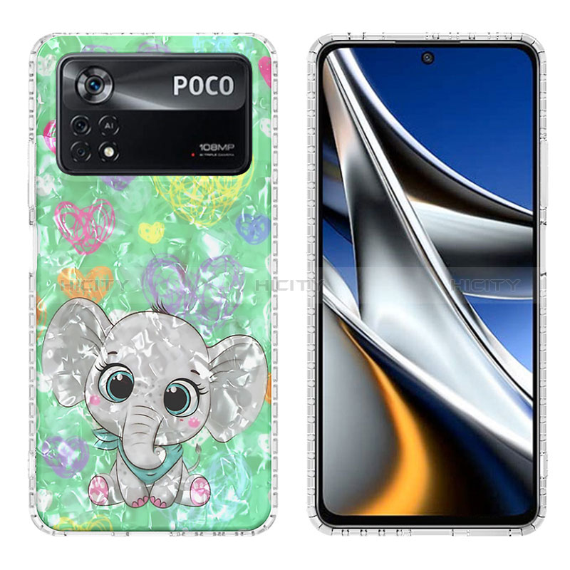 Funda Silicona Gel Goma Patron de Moda Carcasa Y04B para Xiaomi Redmi Note 11E Pro 5G