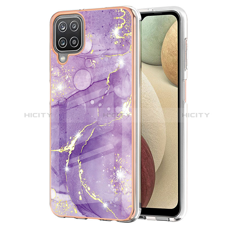 Funda Silicona Gel Goma Patron de Moda Carcasa Y05B para Samsung Galaxy A12 Nacho