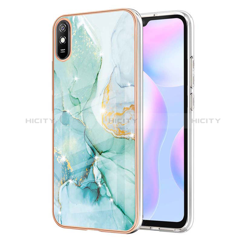 Funda Silicona Gel Goma Patron de Moda Carcasa Y05B para Xiaomi Redmi 9AT Verde