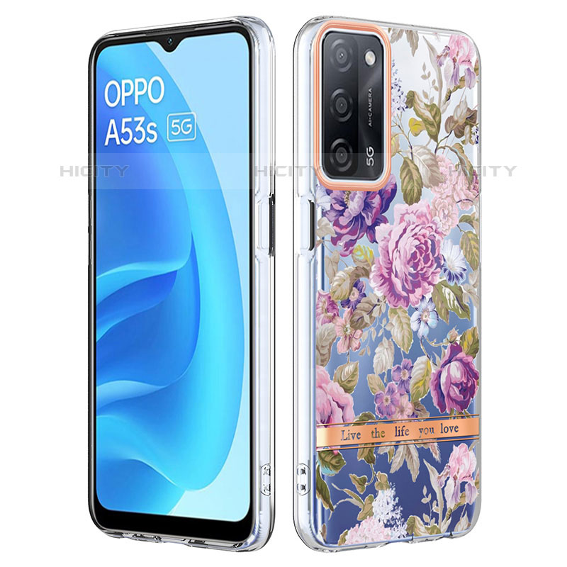 Funda Silicona Gel Goma Patron de Moda Carcasa Y06B para Oppo A55 5G