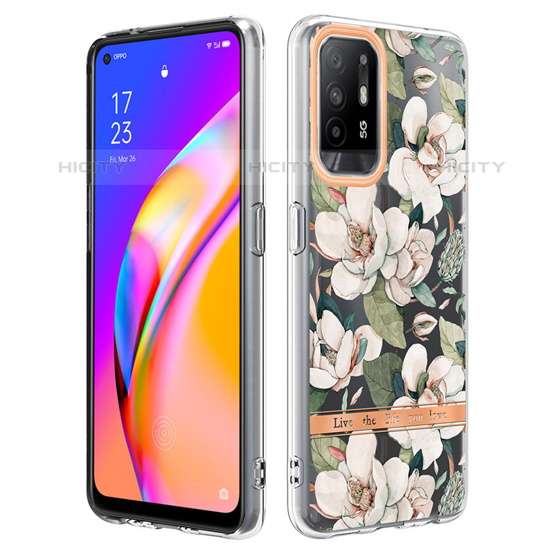 Funda Silicona Gel Goma Patron de Moda Carcasa Y06B para Oppo F19 Pro+ Plus 5G