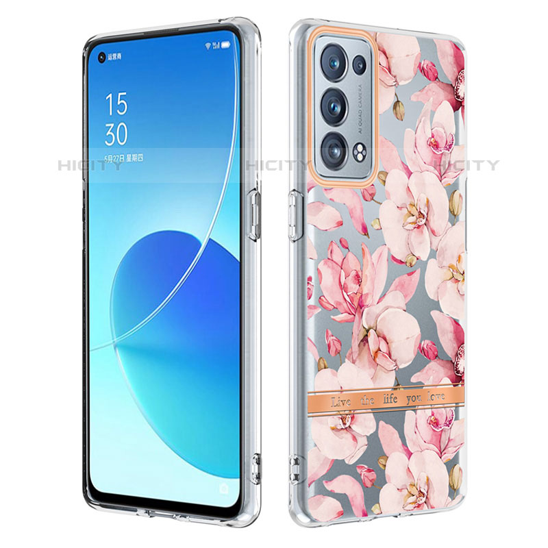 Funda Silicona Gel Goma Patron de Moda Carcasa Y06B para Oppo Reno6 Pro 5G