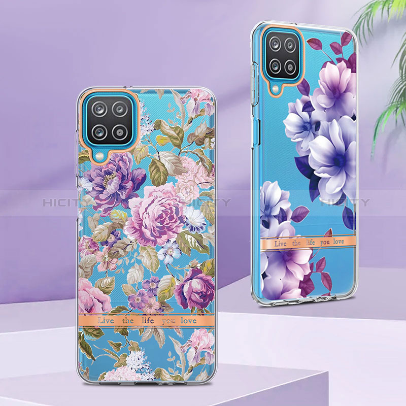 Funda Silicona Gel Goma Patron de Moda Carcasa Y06B para Samsung Galaxy A12