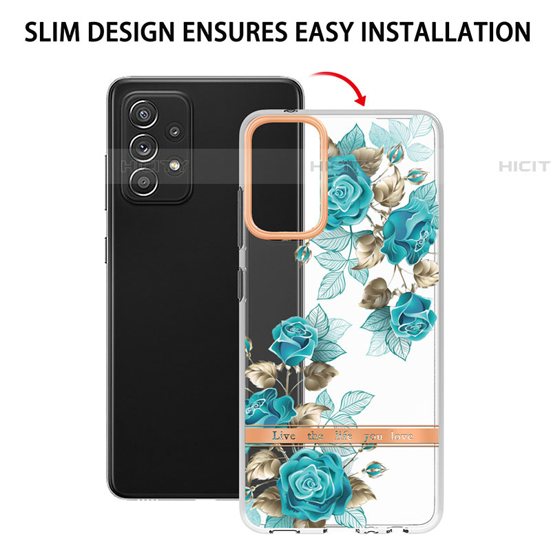 Funda Silicona Gel Goma Patron de Moda Carcasa Y06B para Samsung Galaxy A52 5G