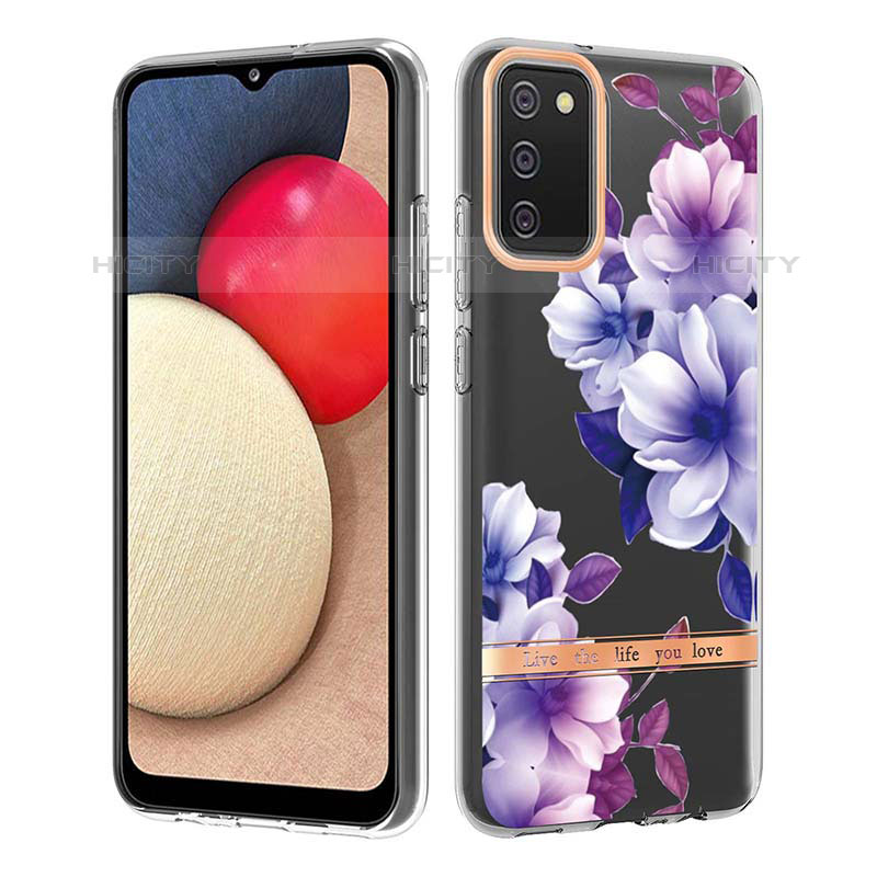 Funda Silicona Gel Goma Patron de Moda Carcasa Y06B para Samsung Galaxy M02s