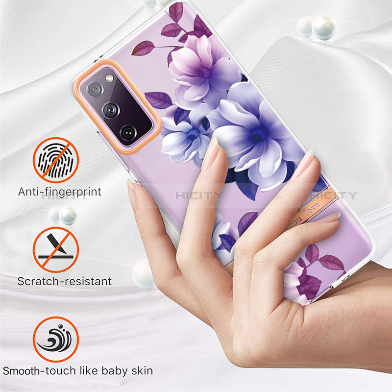 Funda Silicona Gel Goma Patron de Moda Carcasa Y06B para Samsung Galaxy S20 FE (2022) 5G