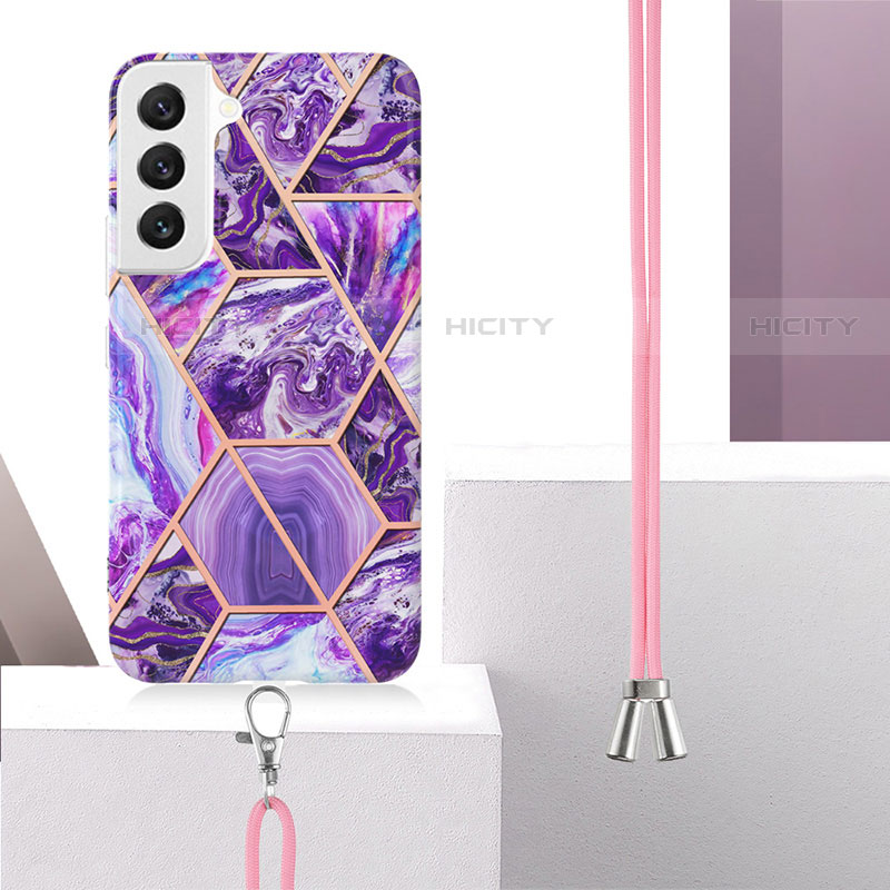 Funda Silicona Gel Goma Patron de Moda Carcasa Y18B para Samsung Galaxy S21 Plus 5G