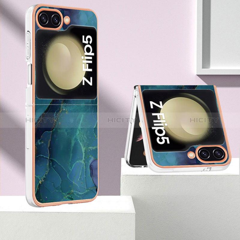 Funda Silicona Gel Goma Patron de Moda Carcasa YB2 para Samsung Galaxy Z Flip5 5G