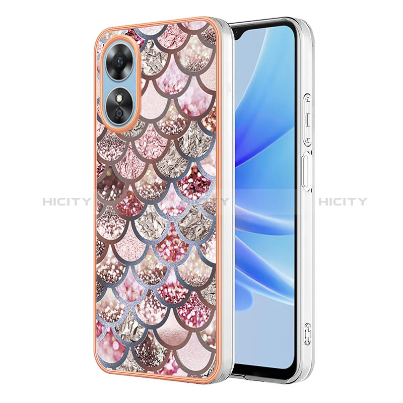 Funda Silicona Gel Goma Patron de Moda Carcasa YB3 para Oppo A17