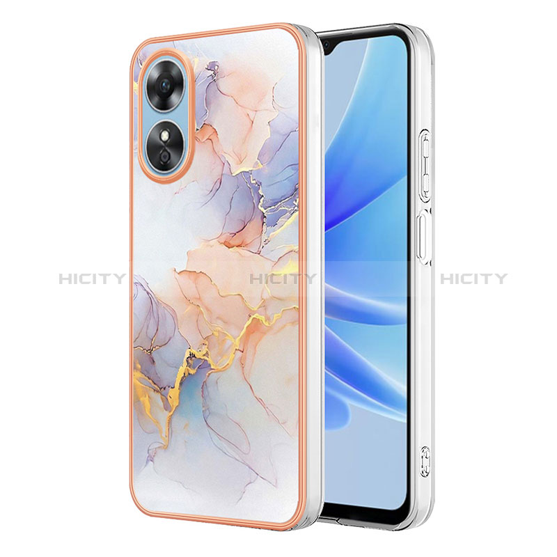 Funda Silicona Gel Goma Patron de Moda Carcasa YB3 para Oppo A17