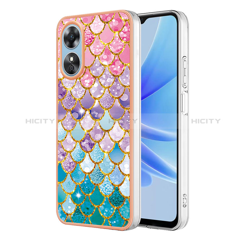 Funda Silicona Gel Goma Patron de Moda Carcasa YB3 para Oppo A17 Vistoso