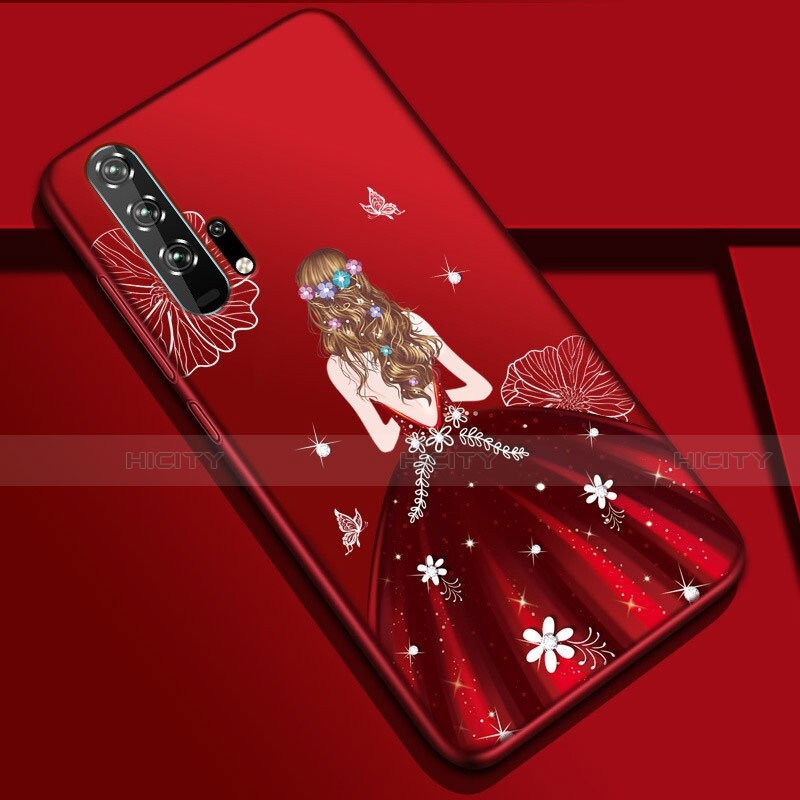 Funda Silicona Gel Goma Vestido de Novia Carcasa K01 para Huawei Honor 20 Pro