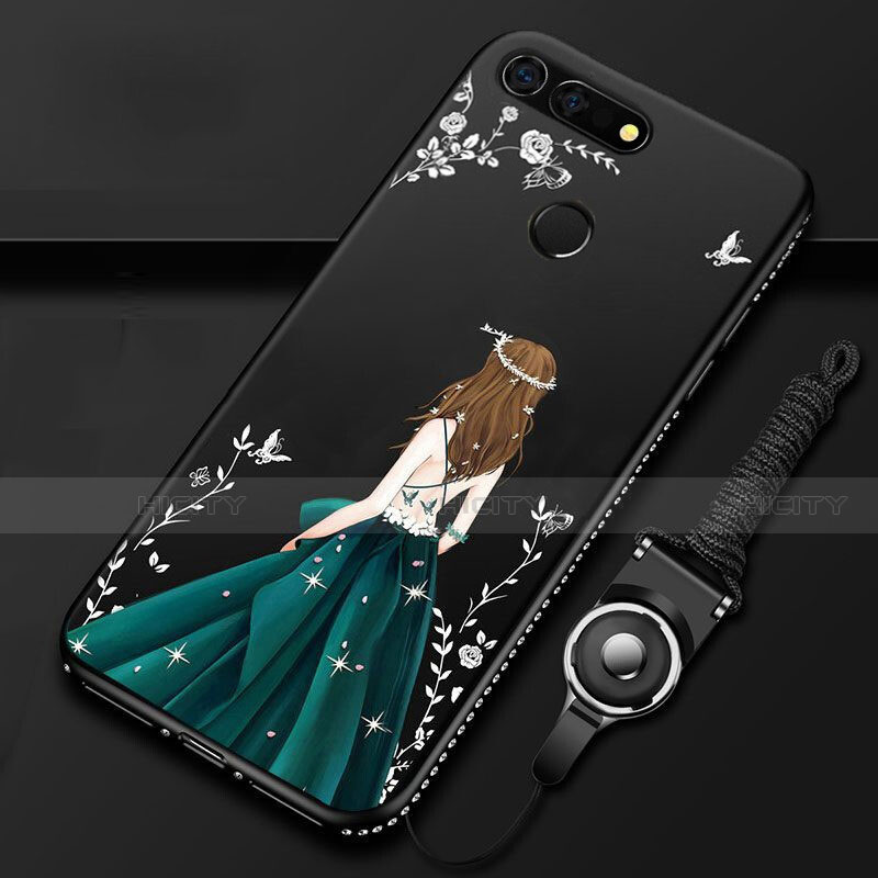 Funda Silicona Gel Goma Vestido de Novia Carcasa K01 para Huawei Honor View 20